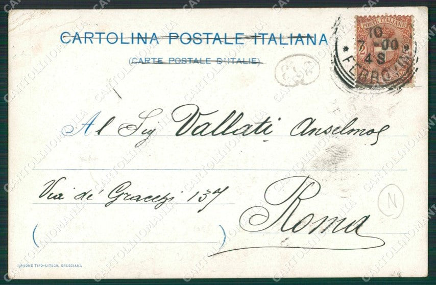 Brescia Città Commemorativa PIEGHINE cartolina QK6722 – retro