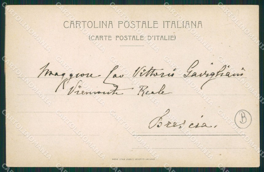 Brescia Militari cartolina QK6728 – retro