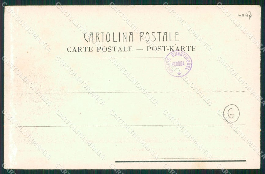 Brescia Militari Fanteria cartolina QK6751 – retro