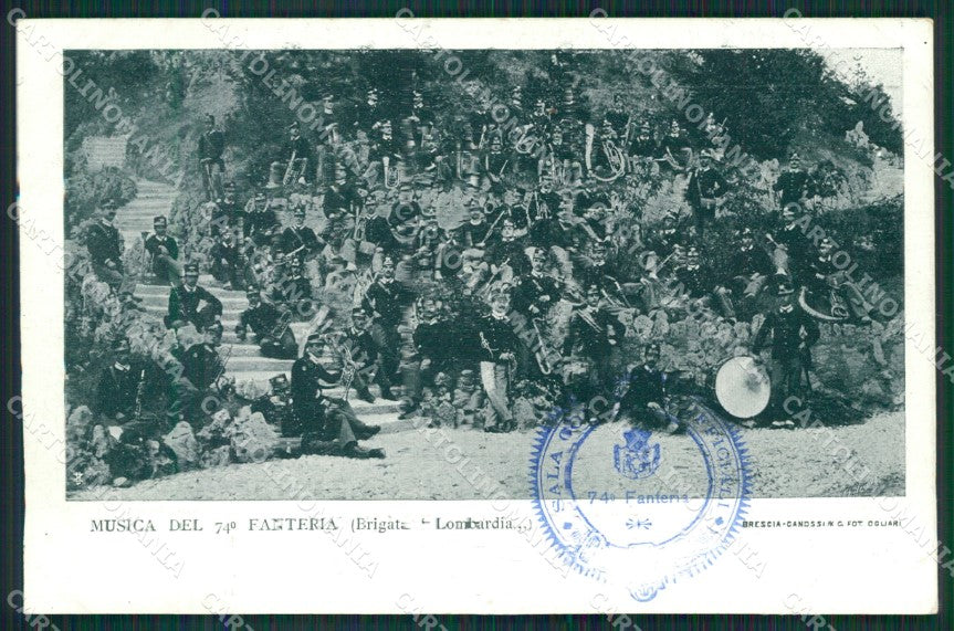 Brescia Militari Fanteria cartolina QK6753 – fronte