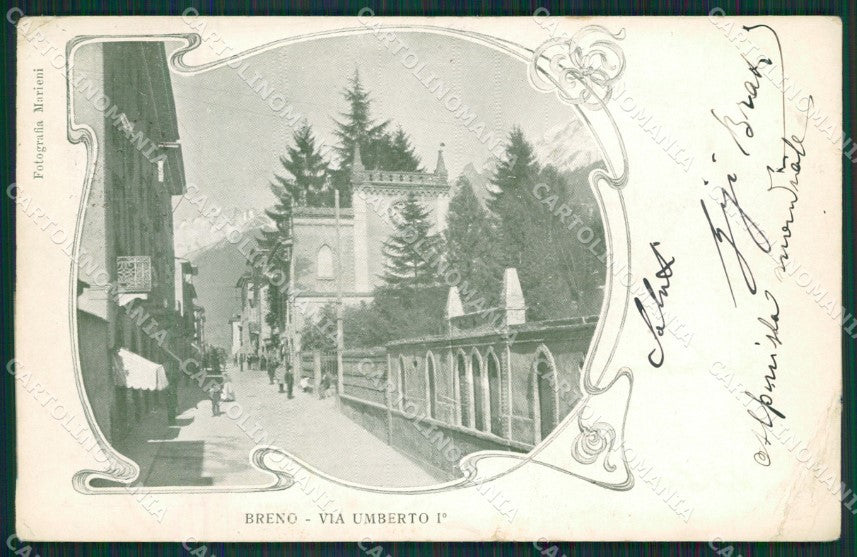 Brescia Breno PIEGA cartolina QK6779 – fronte