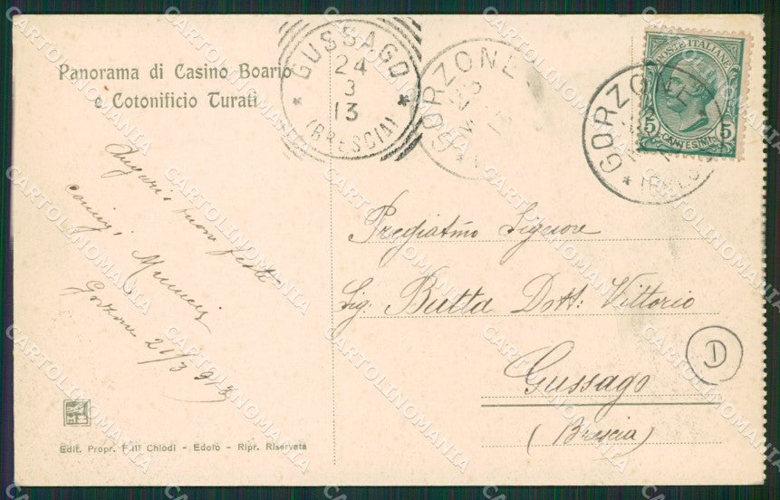 Brescia Casino Boario cartolina QK6785 – retro