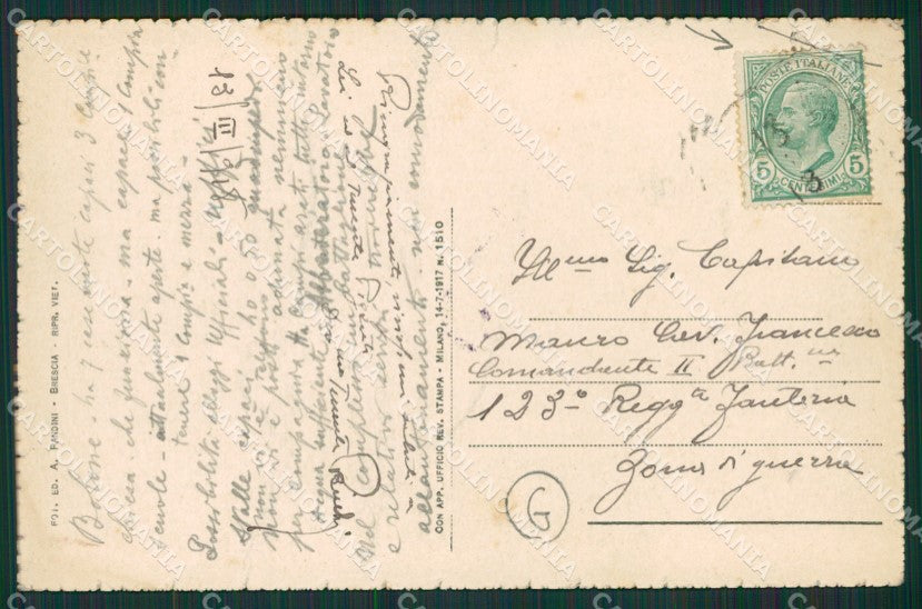 Brescia Casino Boario PIEGA cartolina QK6797 – retro