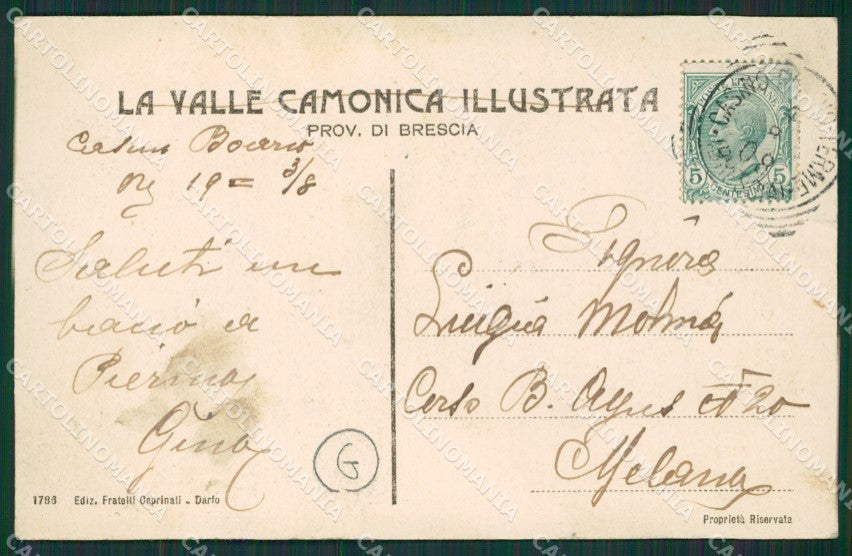 Brescia Casino Boario cartolina QK6799 – retro