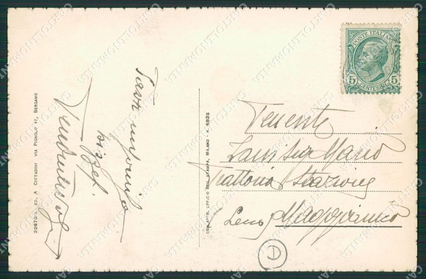 Brescia Palazzolo sull'Oglio cartolina QK6822 – retro