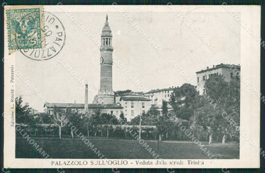 Brescia Palazzolo sull'Oglio cartolina QK6824 – fronte