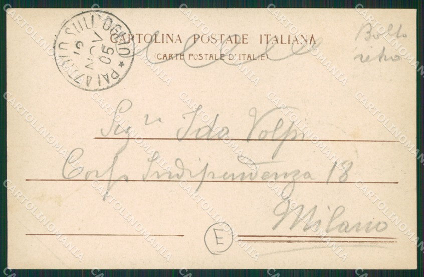 Brescia Palazzolo sull'Oglio cartolina QK6824 – retro