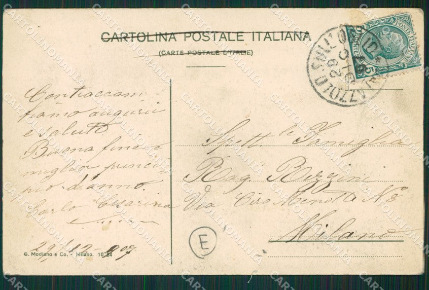 Brescia Palazzolo sull'Oglio cartolina QK6827 – retro