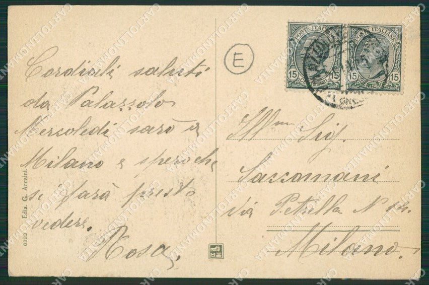 Brescia Palazzolo sull'Oglio cartolina QK6830 – retro