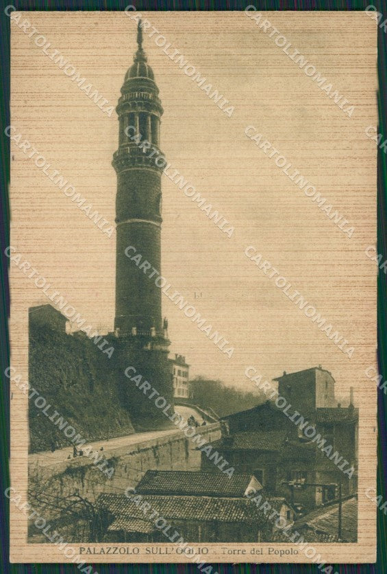 Brescia Palazzolo sull'Oglio cartolina QK6835 – fronte