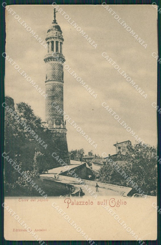 Brescia Palazzolo sull'Oglio ABRASA cartolina QK6836 – fronte