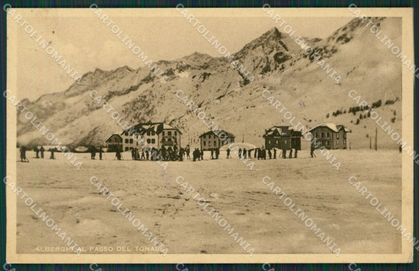 Brescia Passo del Tonale Sci cartolina QK6856 – fronte