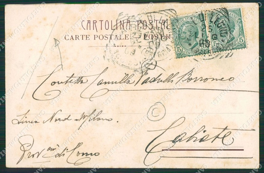 Brescia Ponte di Legno PIEGA cartolina QK6866 – retro