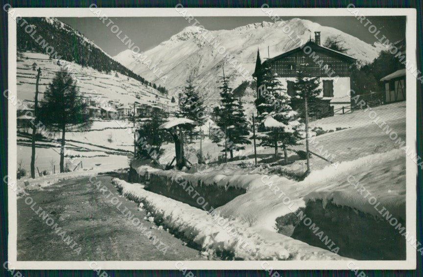 Brescia Ponte di Legno Nevicata Foto cartolina QK6869 – fronte