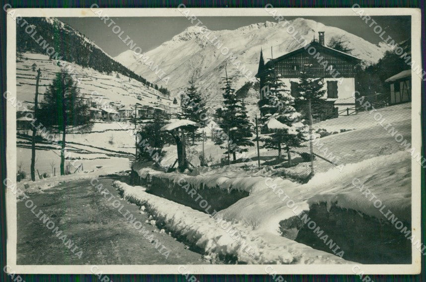 Brescia Ponte di Legno Nevicata Foto cartolina QK6874 – fronte