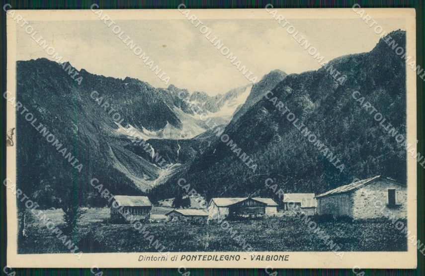Brescia Ponte di Legno Valbione cartolina QK6878 – fronte