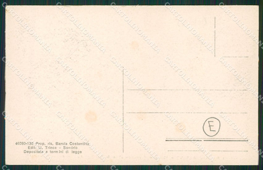 Brescia Ponte di Legno cartolina QK6884 – retro
