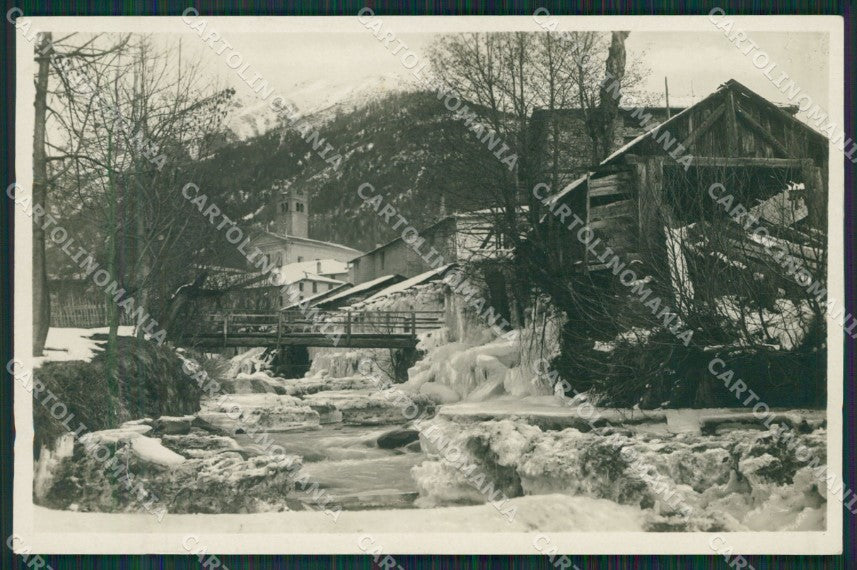 Brescia Ponte di Legno Nevicata Foto cartolina QK6893 – fronte