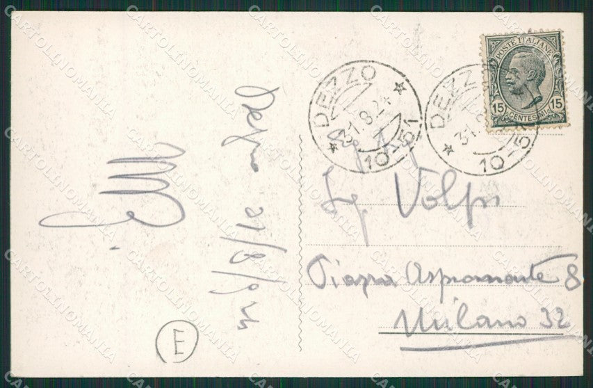 Brescia Valle Camonica Corna Disastro Gleno cartolina QK6903 – retro