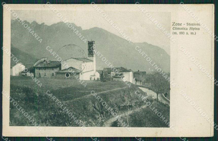 Brescia Valle Camonica Zone PIEGHINE cartolina QK6914 – fronte