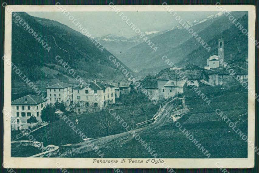 Brescia Valle Camonica Vezza cartolina QK6915 – fronte