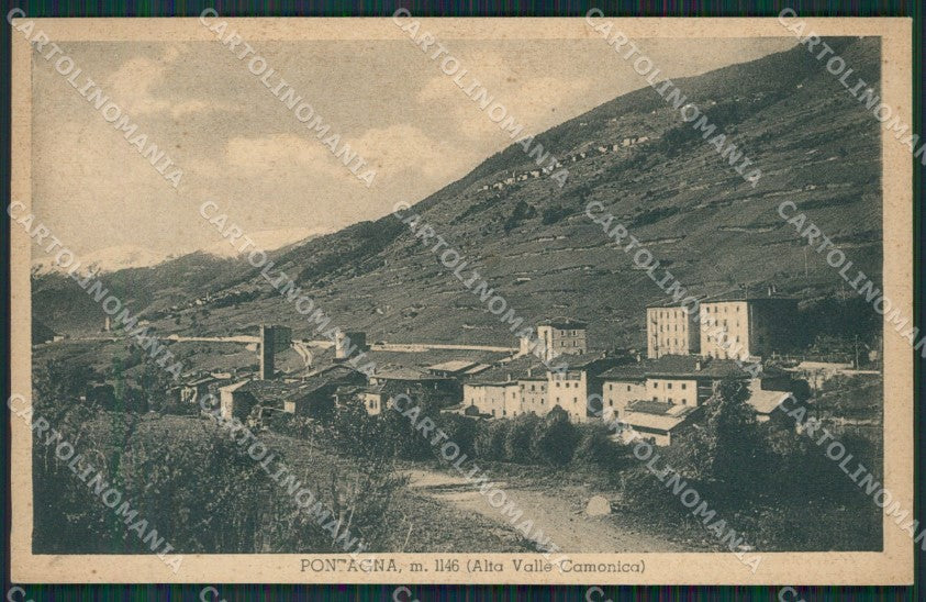 Brescia Valle Camonica Pontagna cartolina QK6919 – fronte
