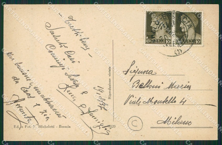 Brescia Valle Camonica Cedegolo cartolina QK6922 – retro
