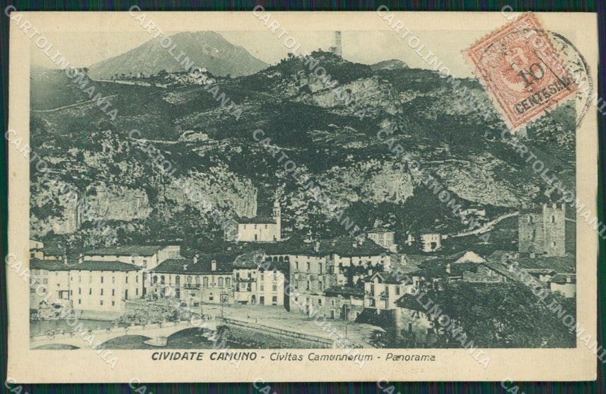 Brescia Valle Camonica Cividate Camuno cartolina QK6934 – fronte