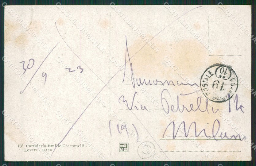 Brescia Valle Camonica Corna cartolina QK6937 – retro