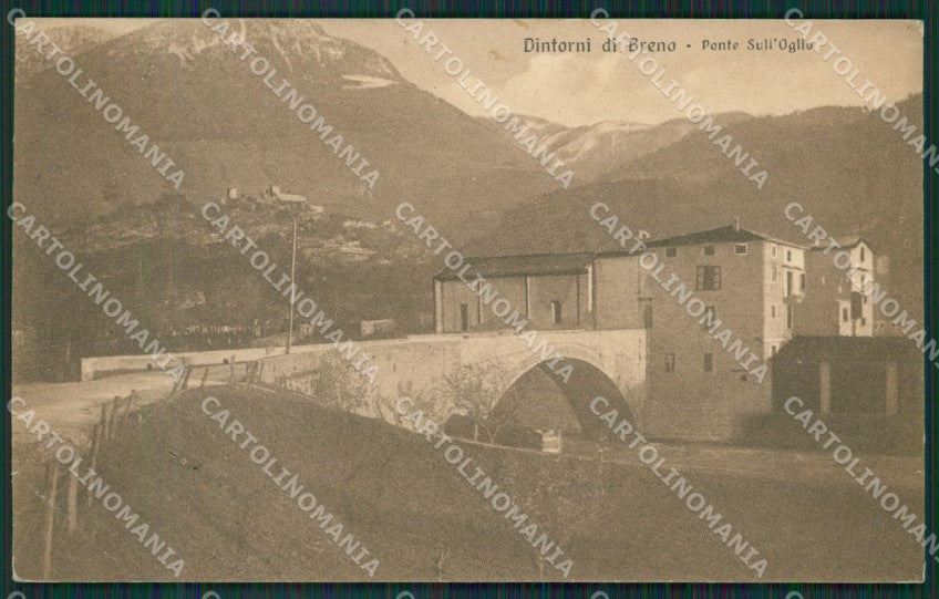 Brescia Valle Camonica Breno Ponte Oglio cartolina QK6941 – fronte