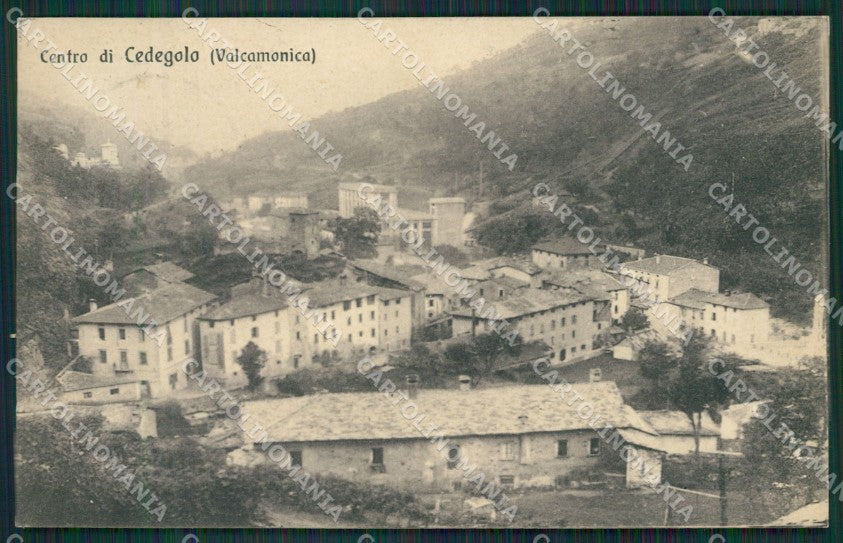 Brescia Valle Camonica Cedegolo cartolina QK6945 – fronte