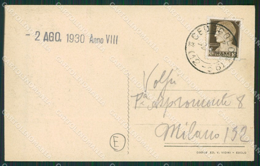 Brescia Valle Camonica Cedegolo cartolina QK6945 – retro
