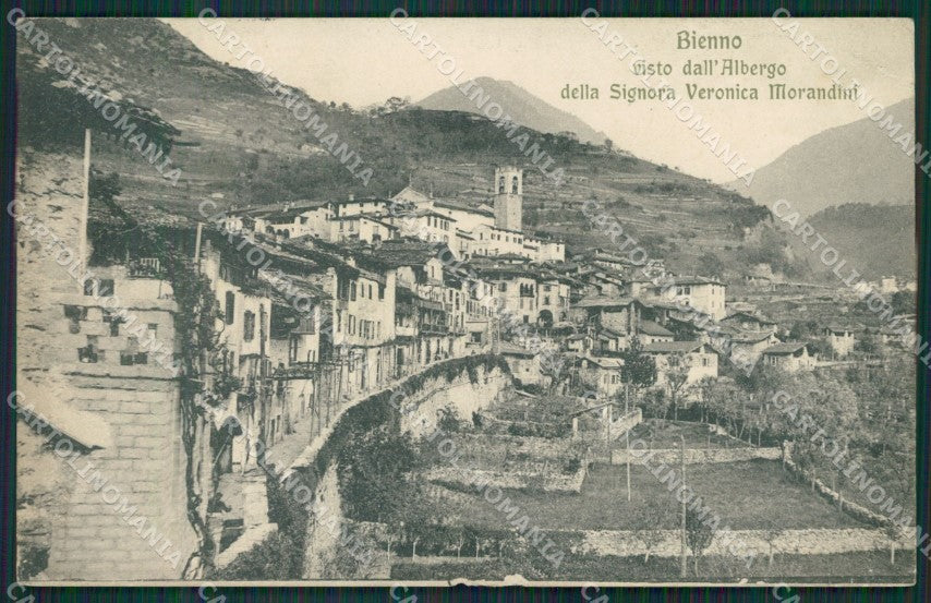 Brescia Valle Camonica Bienno cartolina QK6953 – fronte