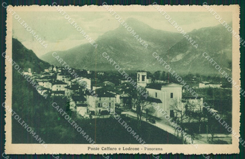 Brescia Valle Sabbia Ponte Caffaro Lodrone cartolina QK6960 – fronte