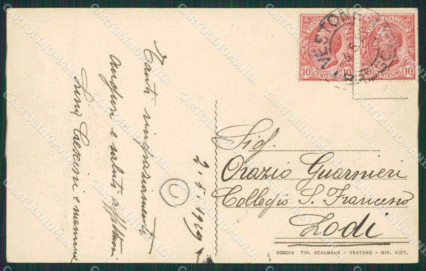 Brescia Valle Sabbia Vestone cartolina QK6963 – retro