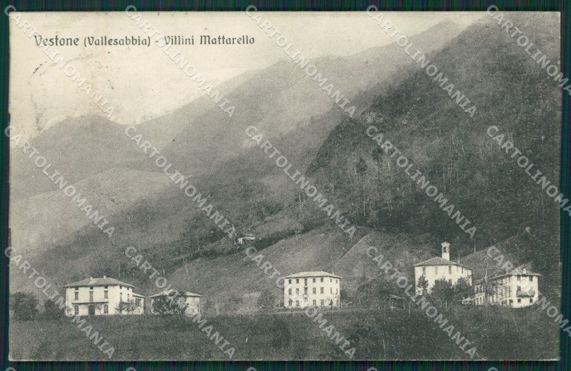 Brescia Valle Sabbia Vestone cartolina QK6965 – fronte