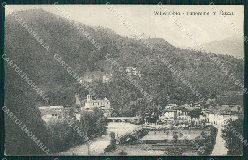 Brescia Valle Sabbia Nozza cartolina QK6968 – fronte