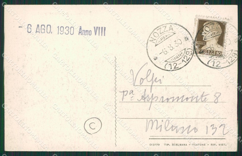 Brescia Valle Sabbia Nozza cartolina QK6968 – retro
