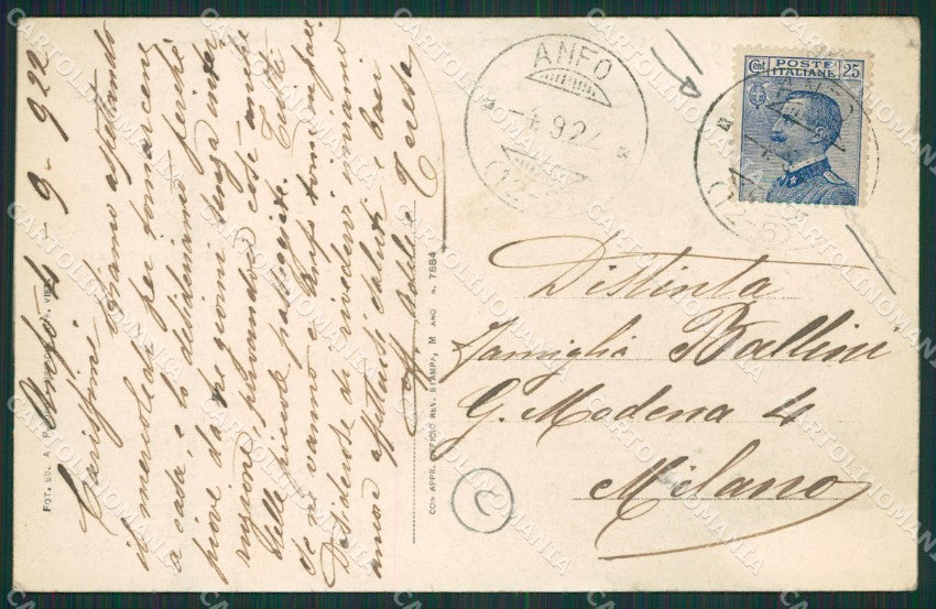 Brescia Valle Sabbia Anfo PIEGHE cartolina QK6969 – retro