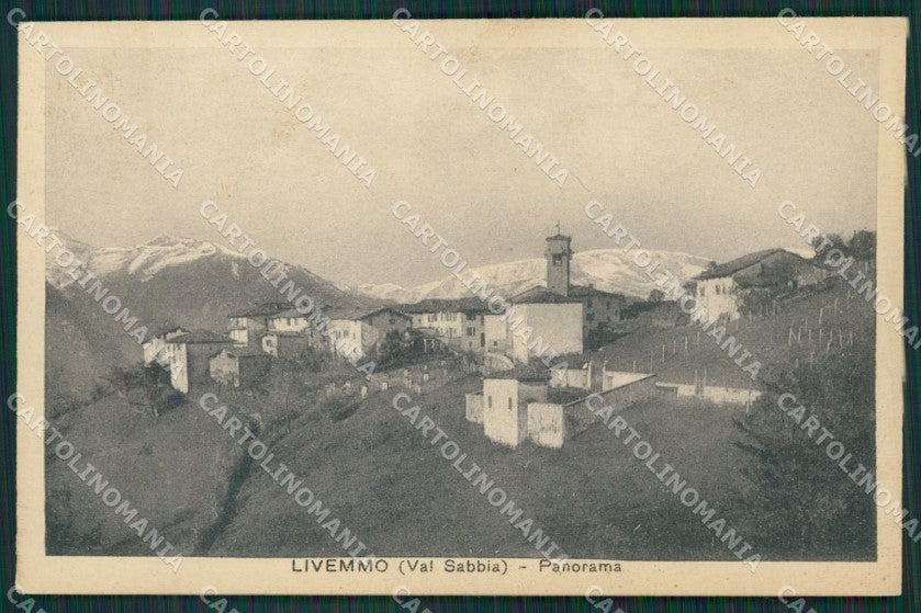 Brescia Valle Sabbia Livemmo cartolina QK6971 – fronte