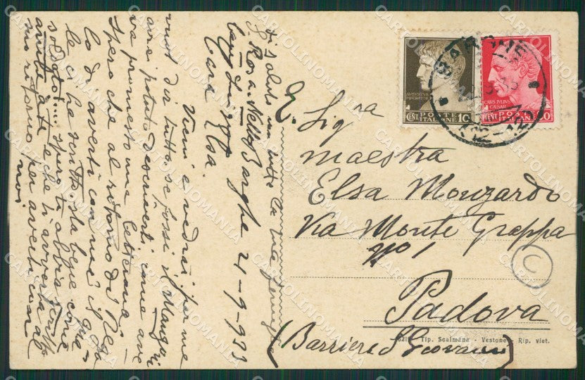 Brescia Valle Sabbia Barghe cartolina QK6972 – retro
