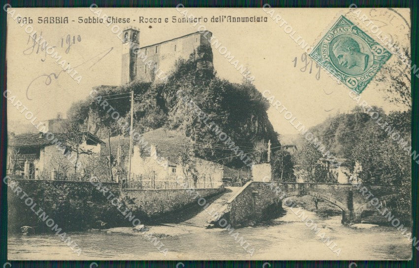 Brescia Valle Sabbia Sabbio Chiese cartolina QK6974 – fronte