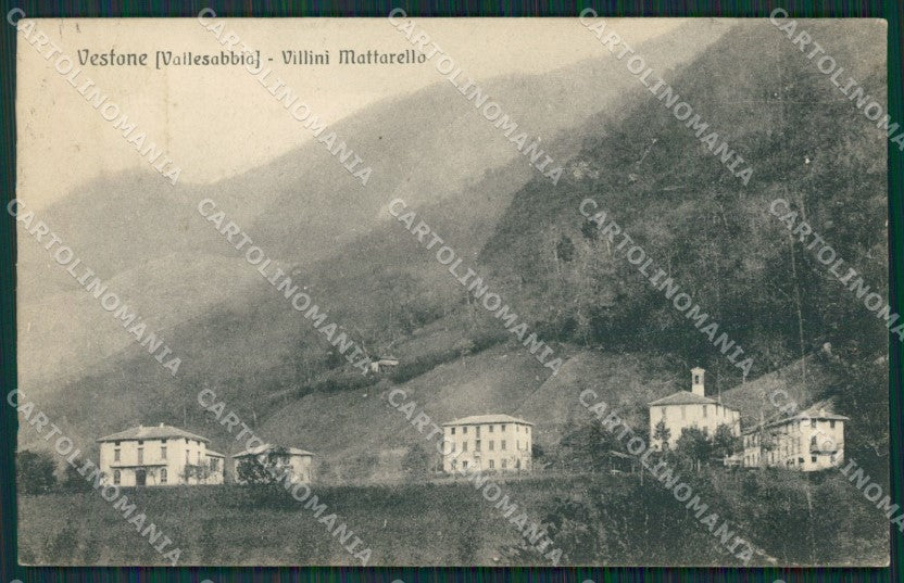 Brescia Valle Sabbia Vestone cartolina QK6982 – fronte