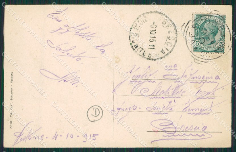 Brescia Valle Sabbia Vestone cartolina QK6982 – retro