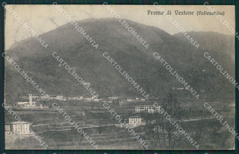 Brescia Valle Sabbia Vestone Promo PIEGA cartolina QK6983 – fronte