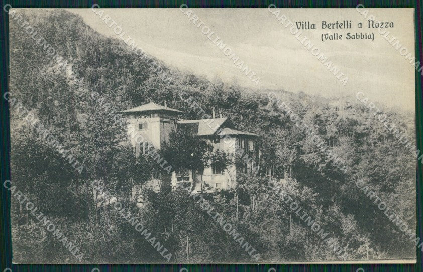 Brescia Valle Sabbia Nozza cartolina QK6987 – fronte