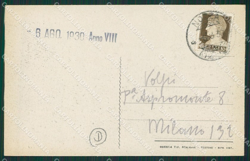 Brescia Valle Sabbia Nozza cartolina QK6987 – retro