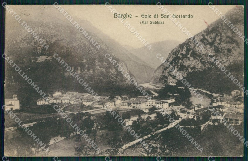 Brescia Valle Sabbia Barghe cartolina QK6988 – fronte