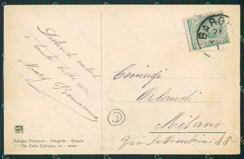 Brescia Valle Sabbia Barghe cartolina QK6988 – retro