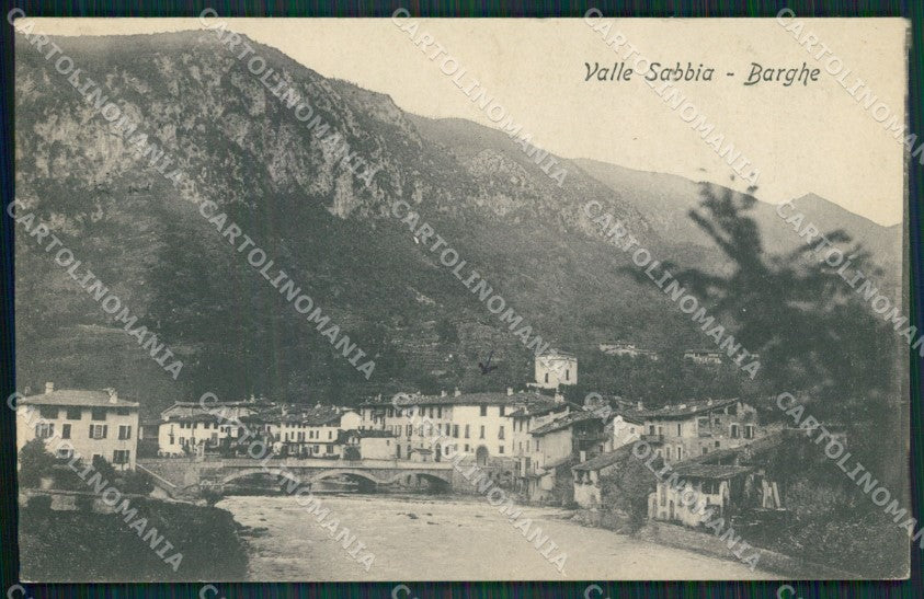 Brescia Valle Sabbia Barghe cartolina QK6990 – fronte